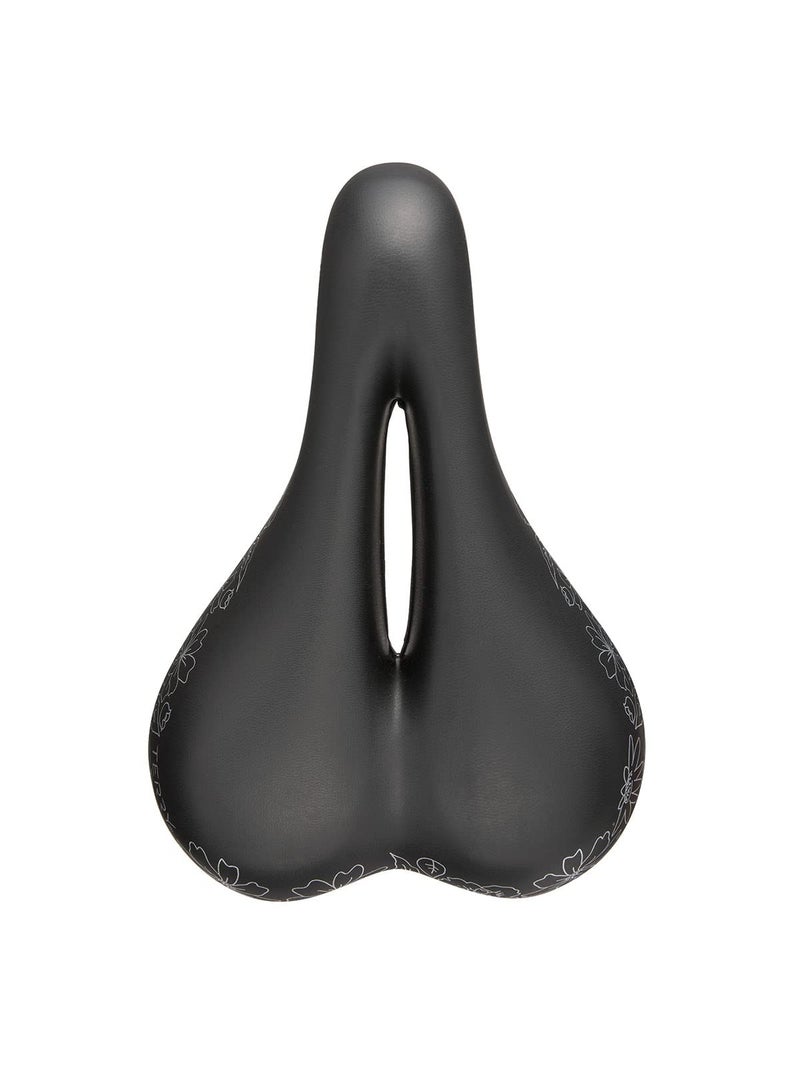 Terry Women's Cite X Gel Cycling Saddle - Synthetic Top Bike Seat with Gel Layer Lightweight Shock-Absorbing Elastomers - Flower - Image 2